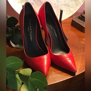 Jean-Michel Cazabat Red pointed pumps. Size 6.5 Barely worn.